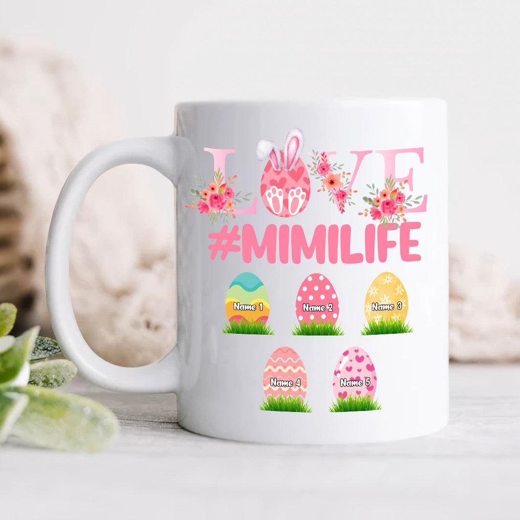 Personalized Love Grandma Easter Mug - Gift for Grandma/Nana/Mimi, Mom, Wife, Grandparent - Suzitee Store