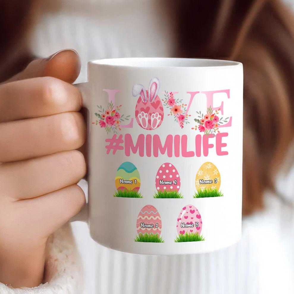 Personalized Love Grandma Easter Mug - Gift for Grandma/Nana/Mimi, Mom, Wife, Grandparent - Suzitee Store