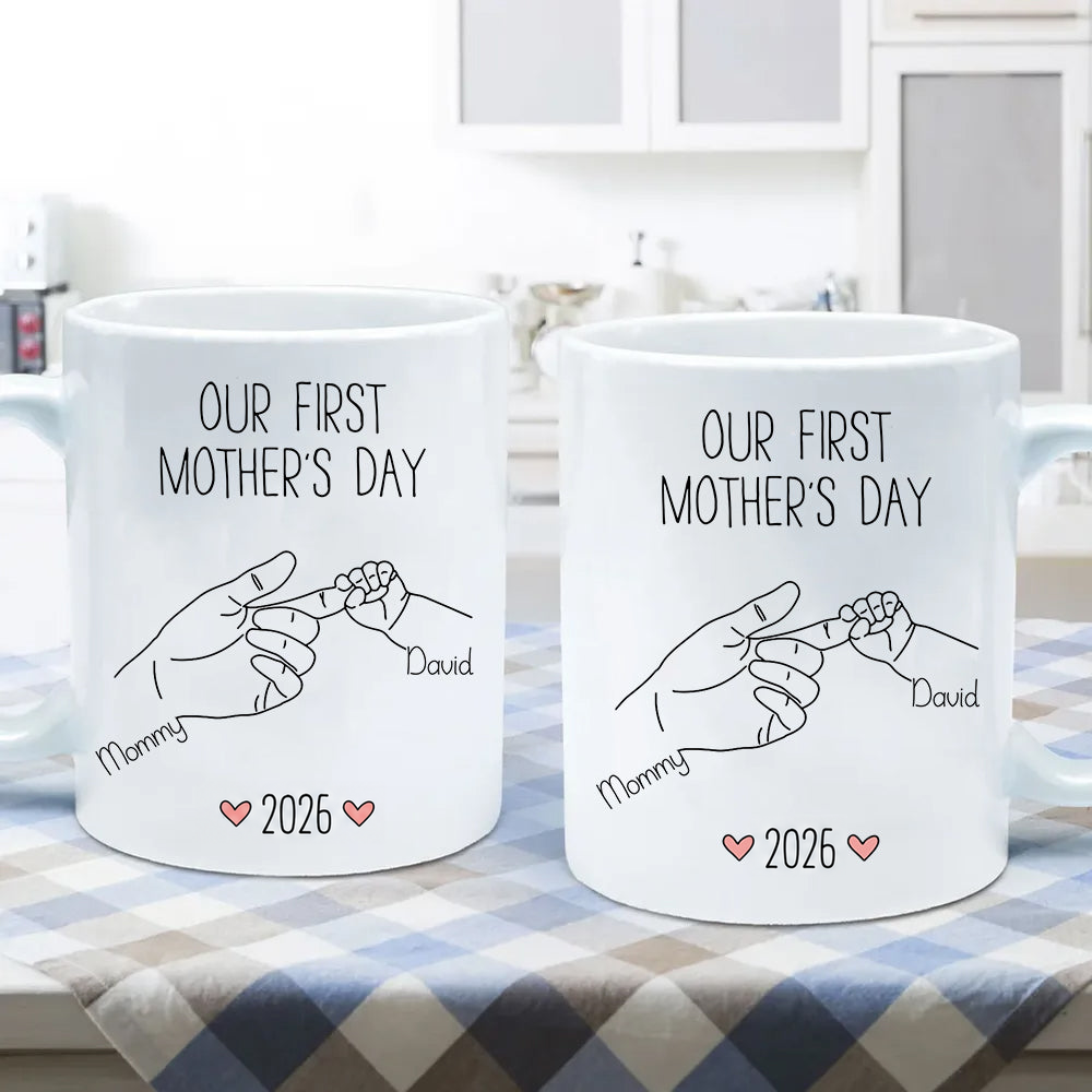 Our First Mother's Day - Personalized Custom Mug - First Mother's Day Gifts, First Time Mom Gifts