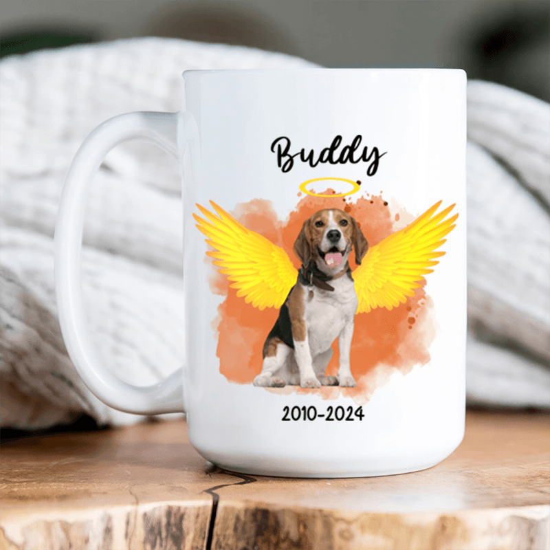 Custom Photo In My Heart You'll Always Stay - Personalized Gift for Dog/Cat Lovers, Pet Lovers, Dog Mom, Cat Mom, Dog Dad, Cat Dad - Suzitee Store