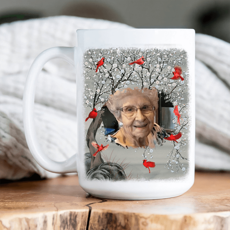 Custom Photo I'm Always With You - Memorial Personalized Custom Mug - Sympathy Gift For Family Members - Suzitee Store