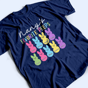 Grandma's Favorite Bunny Easter Bunnies - Personalized Custom T Shirt - Easter, Birthday, Loving, Funny Gift for Grandma/Nana/Mimi, Mom, Wife, Grandparent - Suzitee Store