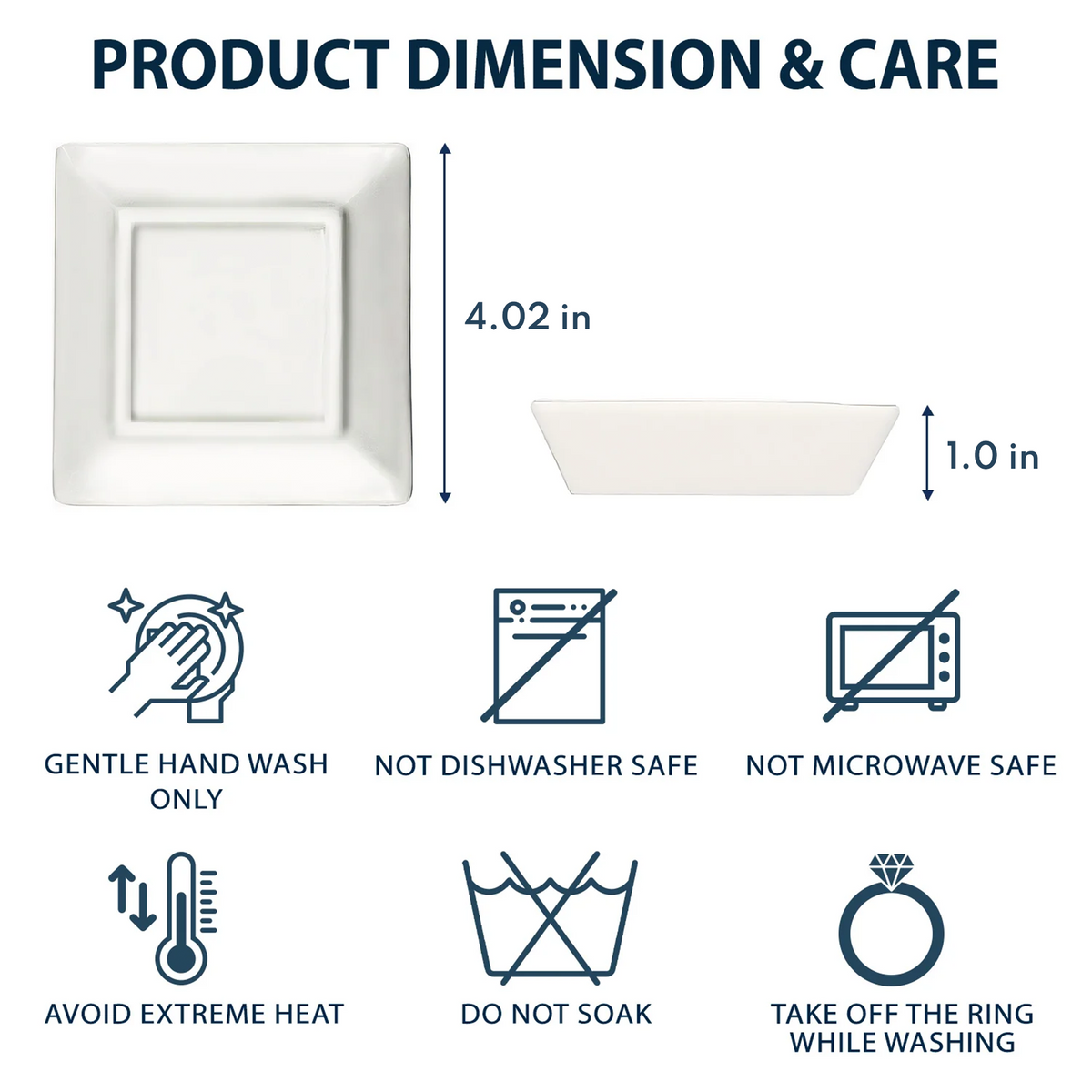 A Sweet Ending To A New Beginning - Personalized Jewelry Dish - Graduation Motivation Gift For Her/Him, Daughter/Son, Grad Ceremony, Commencement