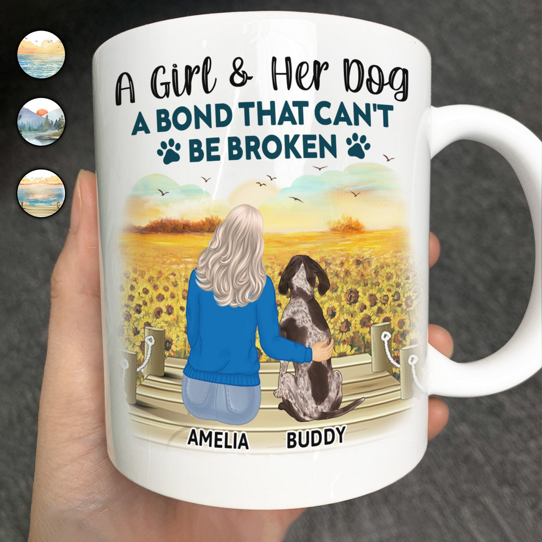 A Bond That Can't Be Broken personalized mug, main view