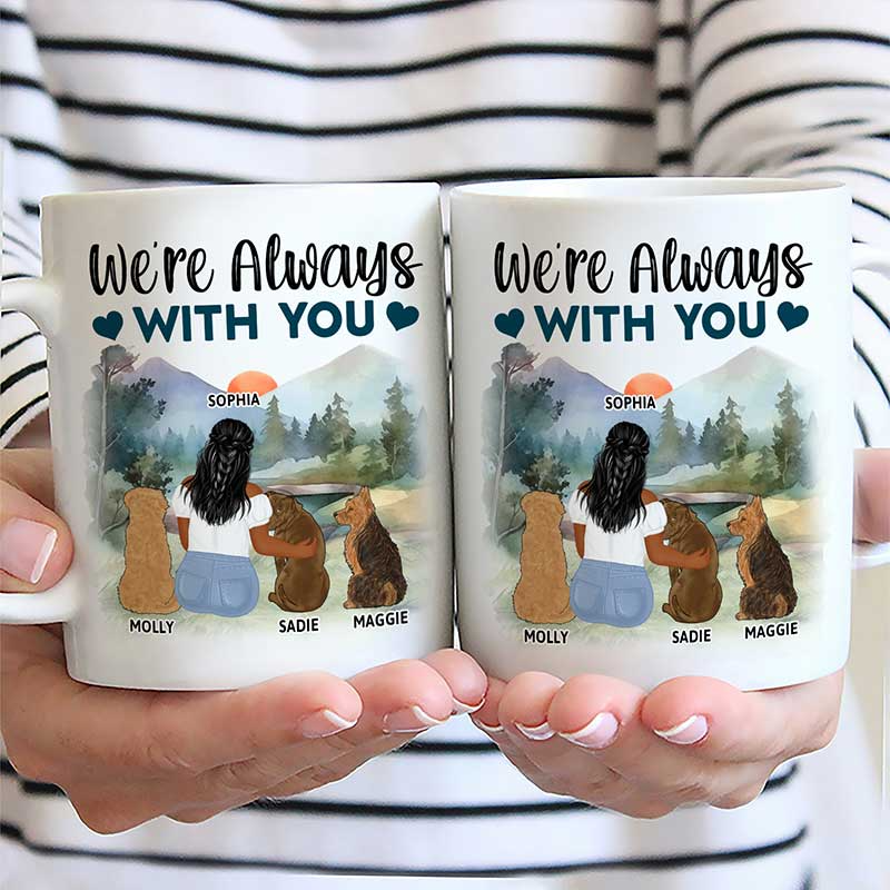 A Bond That Can't Be Broken For Him - Personalized Custom Mug - Gift For Him, Dog Lovers, Pet Lovers, Dog Dad