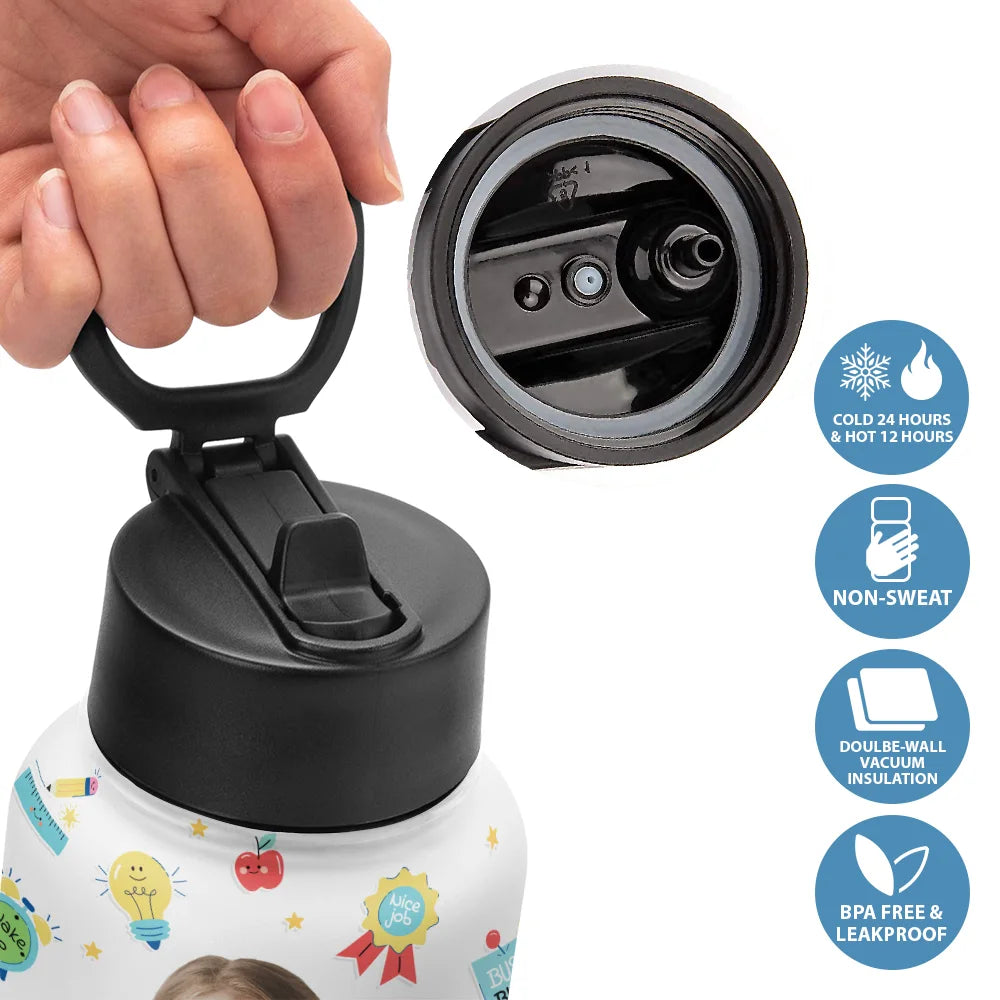 Custom Photo Letter School Kid - Custom Gift For Back To School, First Day of School - Student, Son, Daughter | Kindergarten, Pre-K, Preschool