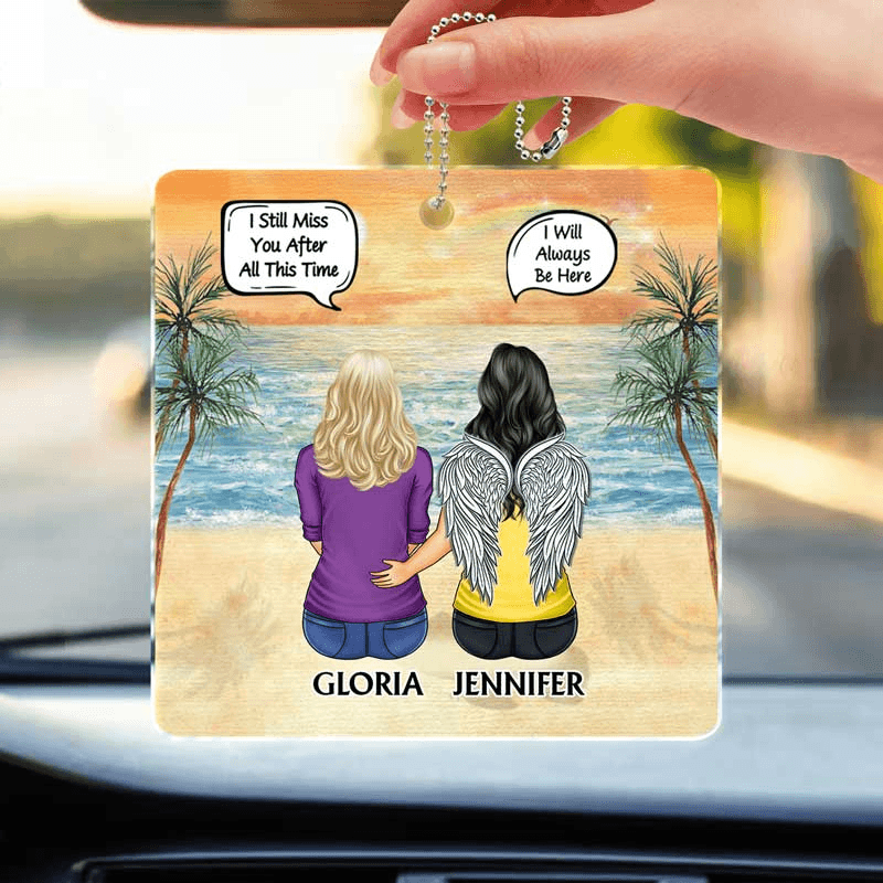 Personalized It's Hard To Live Without You I Miss You car hanger, alternate view 4