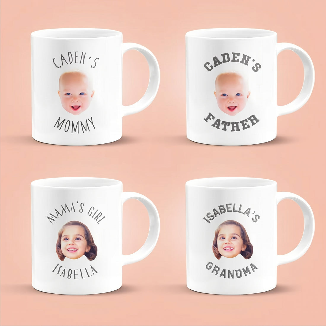 Custom Photo Baby Face mug, alternate view 2