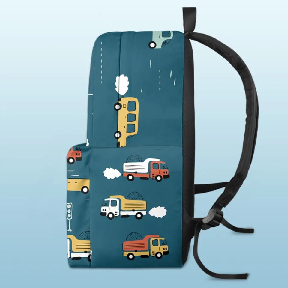 Back To School Personalized Kid Girl Backpack - Custom Gift For Back To School, First Day of School - Student, Son, Daughter | Kindergarten, Pre-K, Preschool