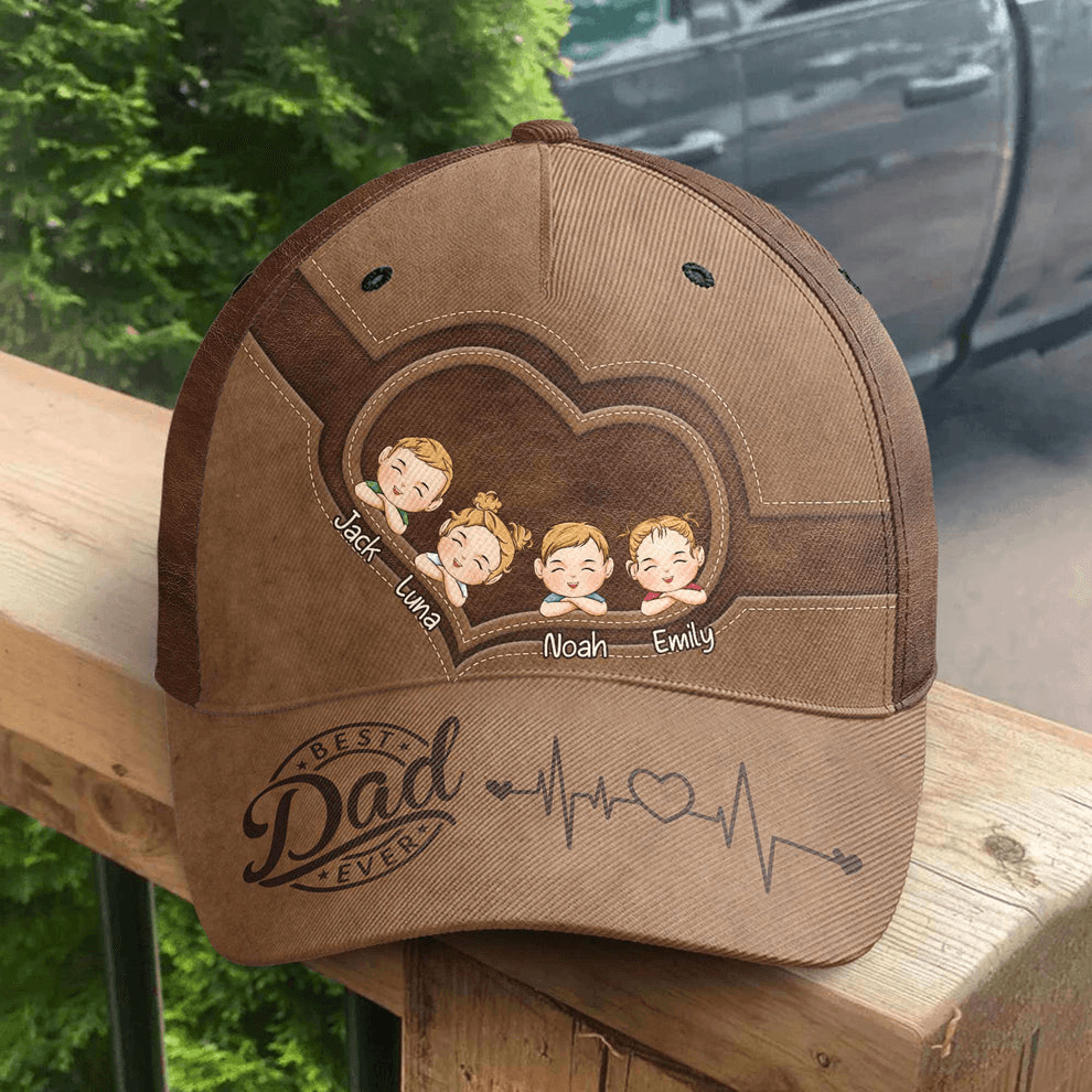 Personalized Best Dad Ever cap, alternate view 2