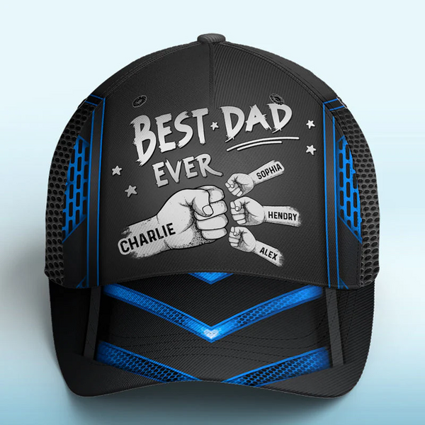 Best Dad Ever - Personalized Classic Cap - Father's Day Gift For Dad, Papa, Grandpa