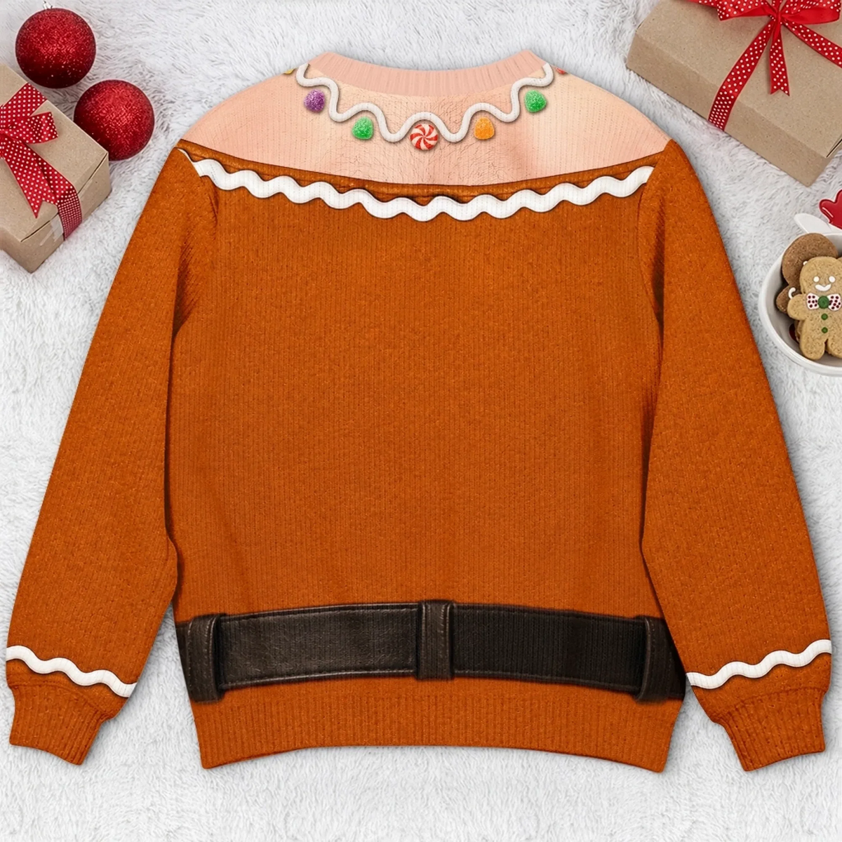 Bringing The Heat This Season - Personalized Custom Ugly Sweater - Christmas Gift For Husband, Son, Brother, Grandpa, Dad, Yourself