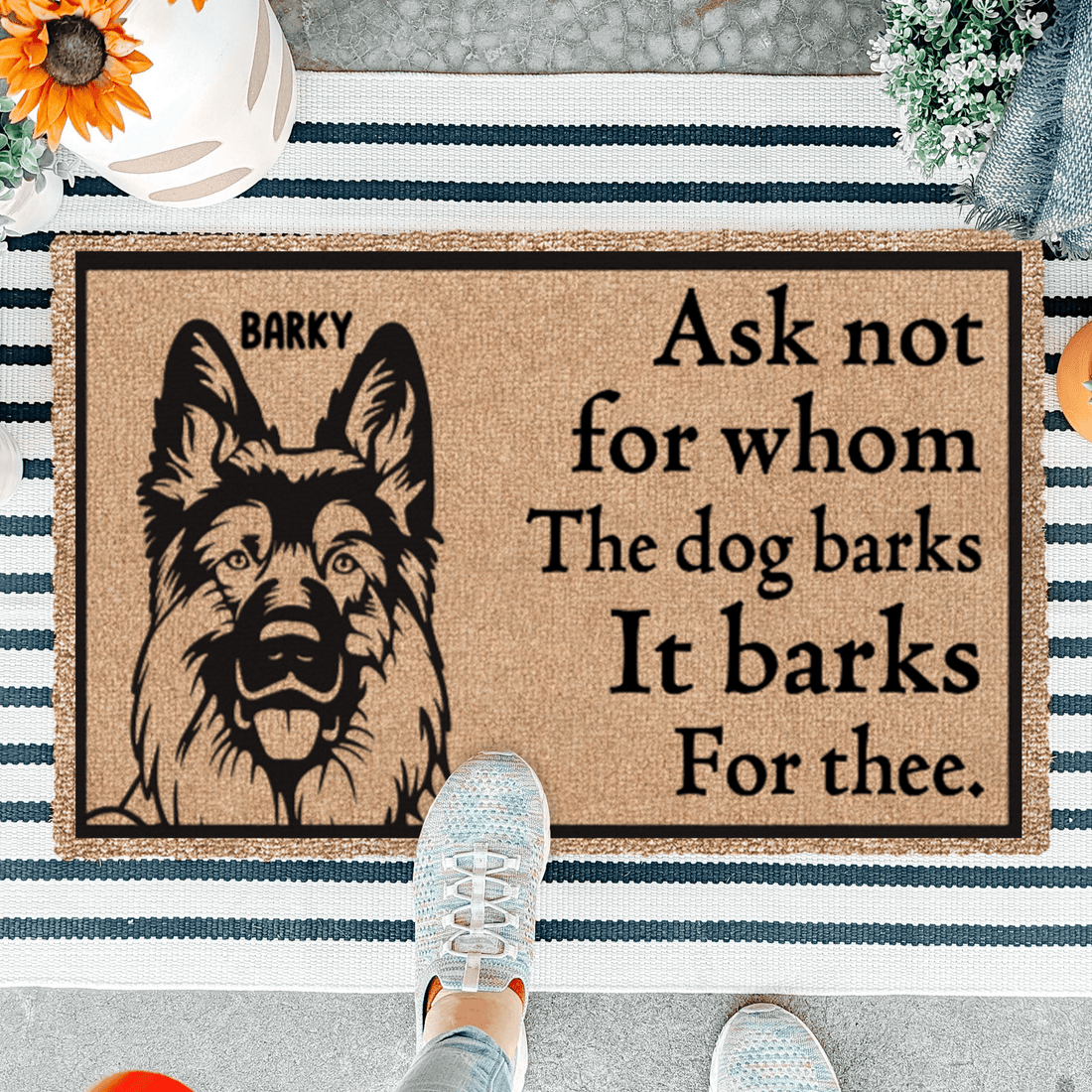 Personalized Dog Doormat, alternate view 3