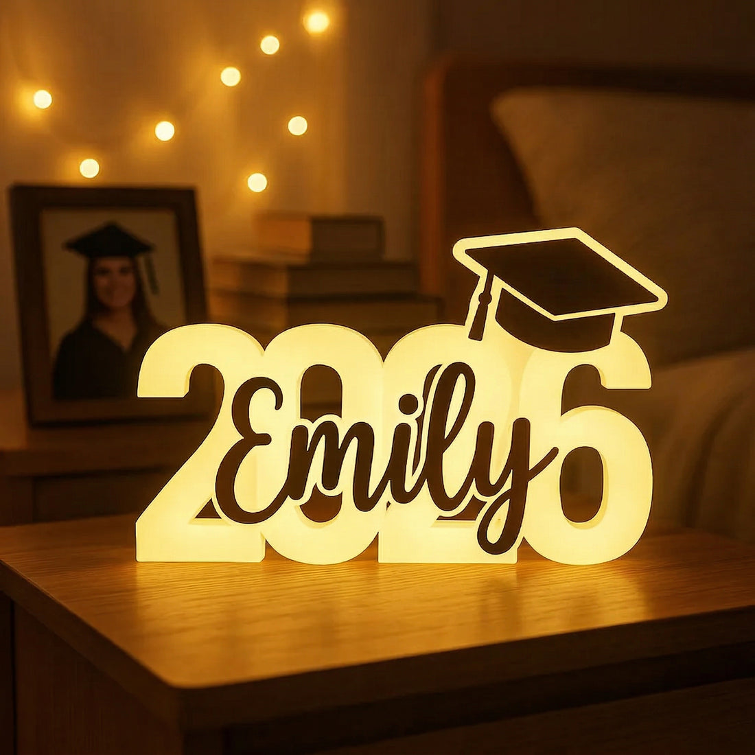Personalized Class Of 2026 Graduation acrylic light box, alternate view 5