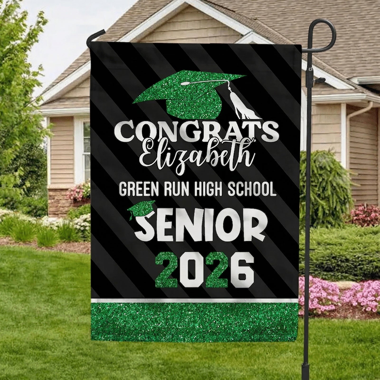 Congrats Senior 2026 Graduation - Personalized Garden Flag - Gift For Her/Him, Daughter/Son, Grad Ceremony, Commencement
