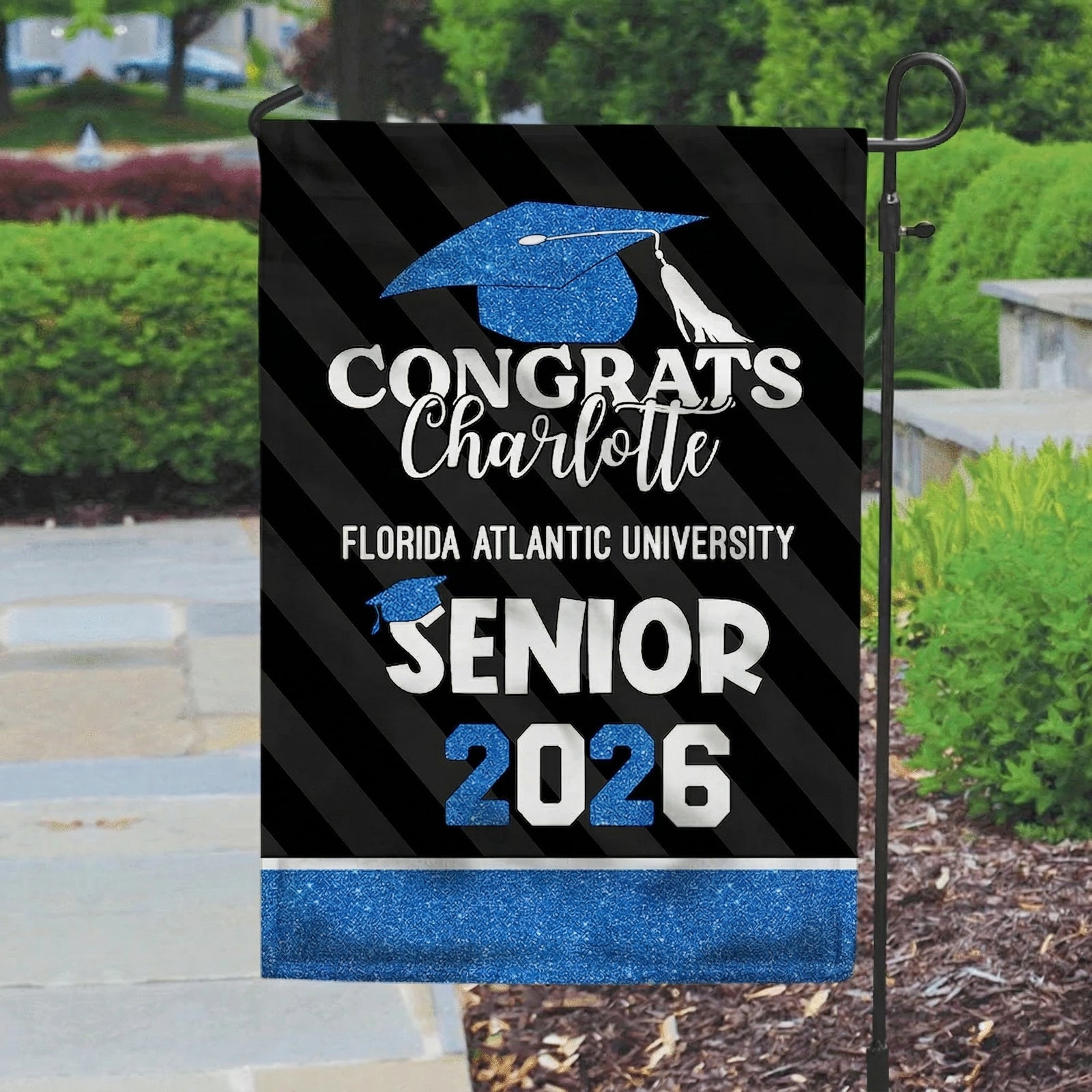 Congrats Senior 2026 Graduation - Personalized Garden Flag - Gift For Her/Him, Daughter/Son, Grad Ceremony, Commencement