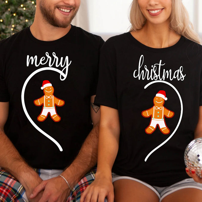 Couple Merry Christmas - Funny Couple Ugly Christmas Sweater - Gift For Couples, Wife, Husband