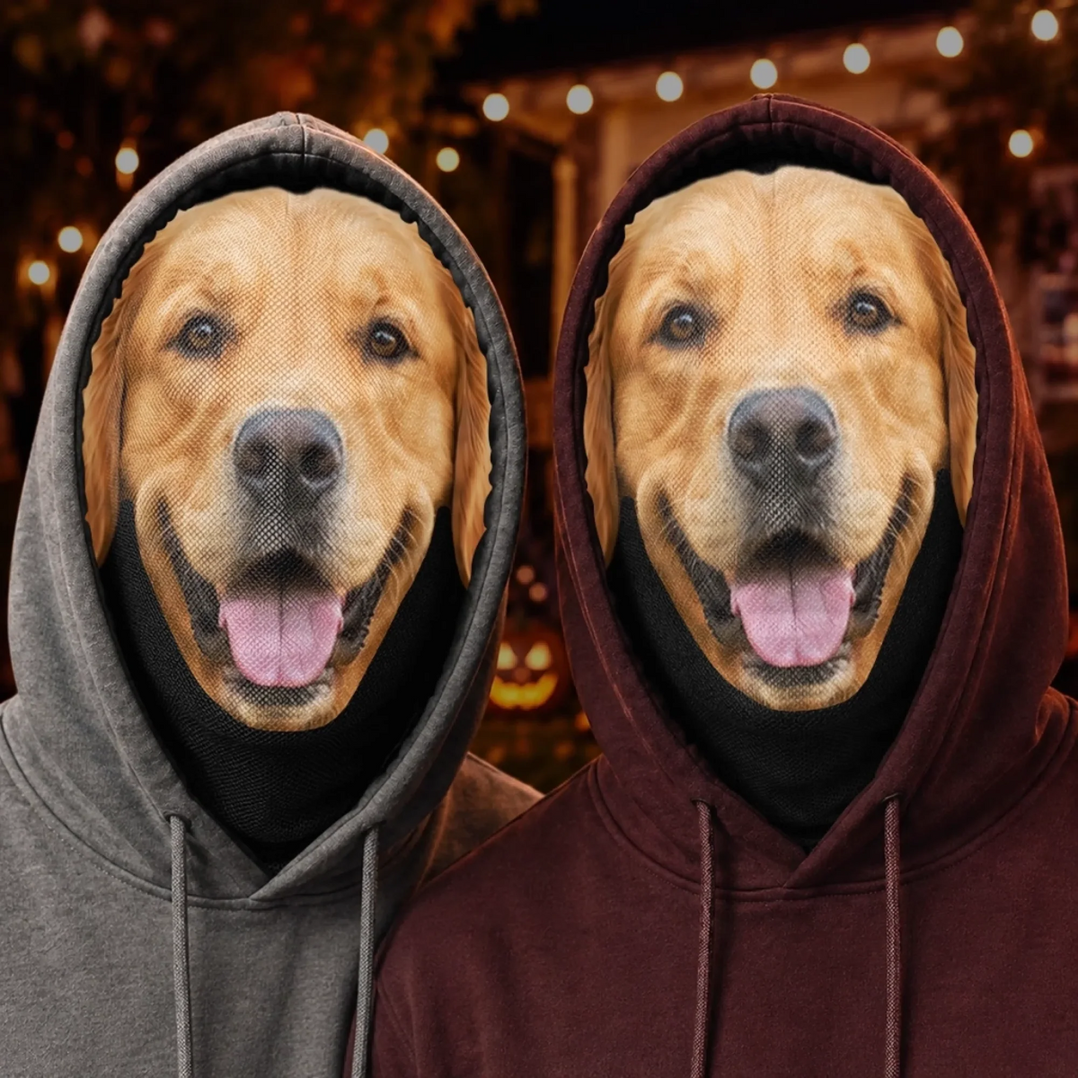Custom Photo Dog/Cat Face Halloween Costume - Personalized Balaclava Mask - Gift for Dog Lovers, Cat Lovers, Pet Lovers