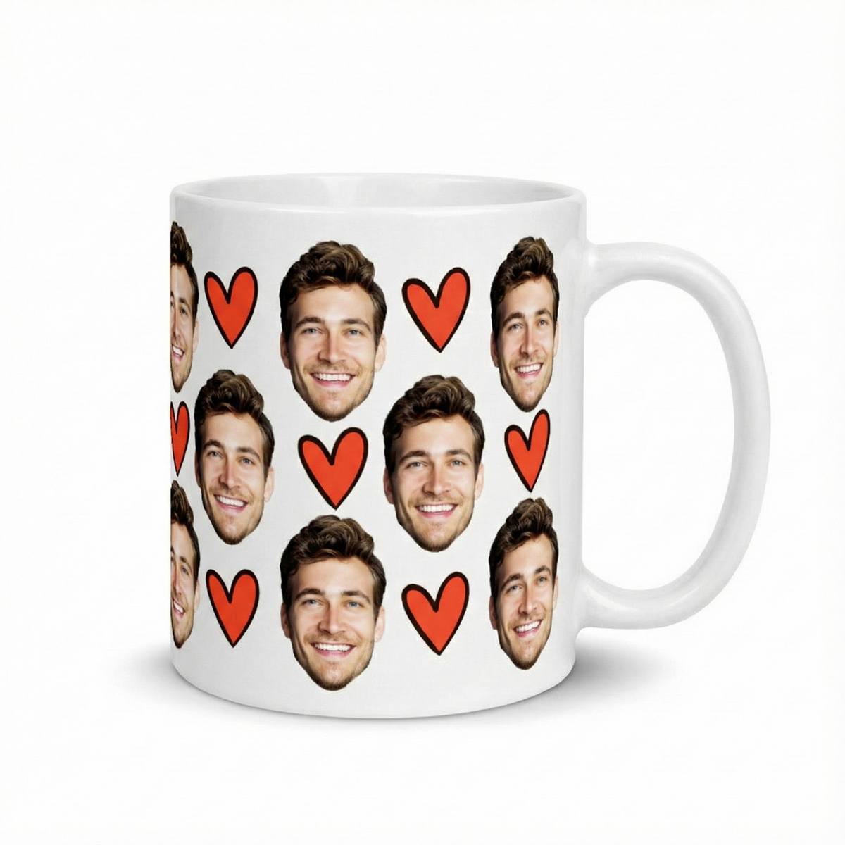 Custom Photo Boyfriend Girlfriend Funny Couple - Personalized Custom Mug - Gift For Him/Her, Boyfriend/Girlfriend, Husband/Wife on Anniversary, Valentine's Day