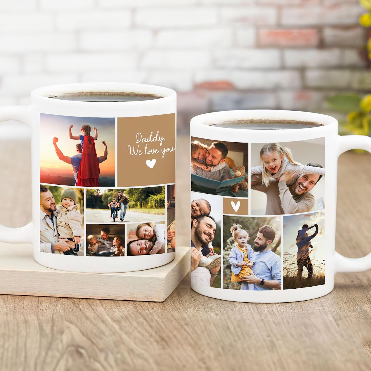 Custom Photo Dad We Love You - Personalized Custom Mug - Father's Day Gift For Dad, Daddy, Papa
