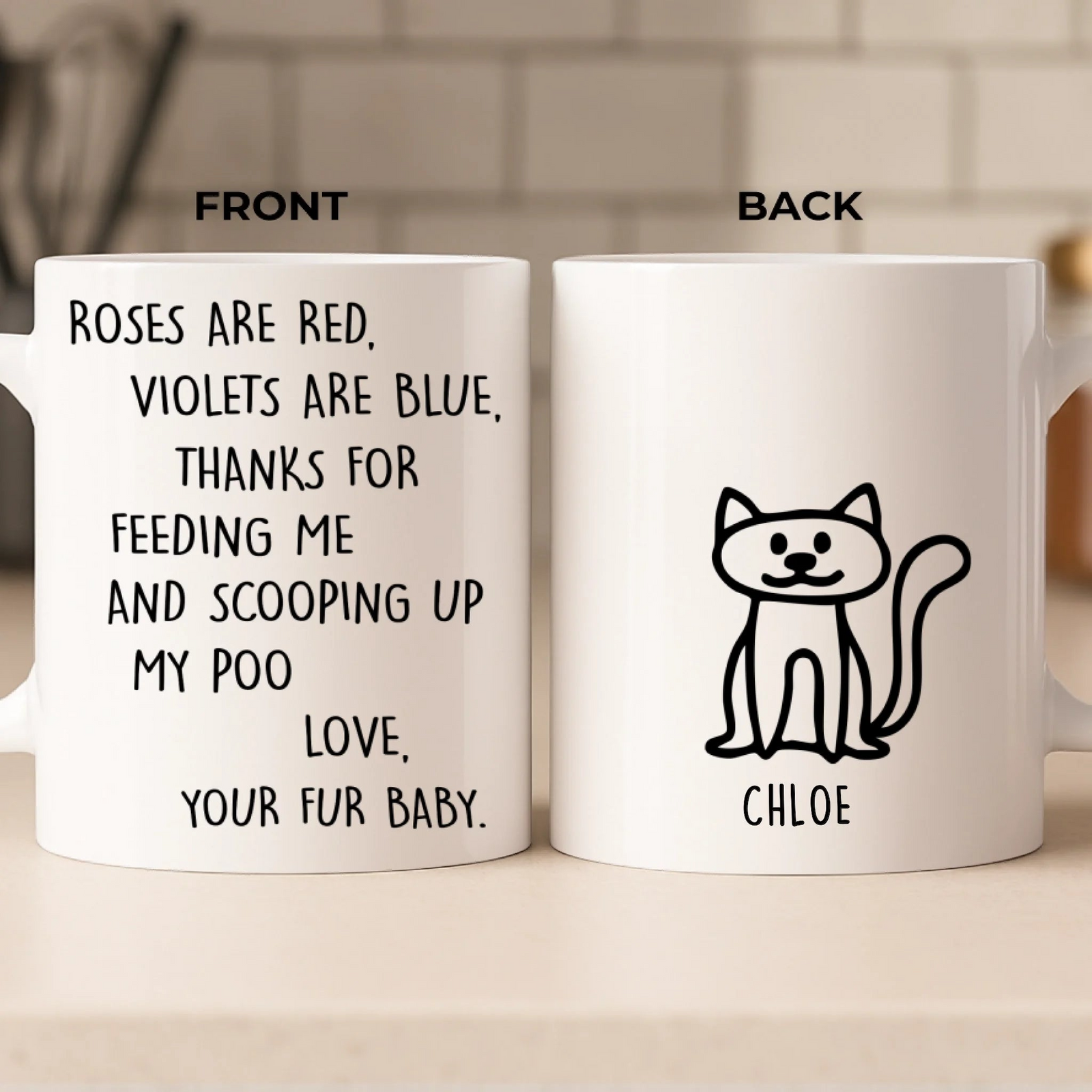 Daily Dose Of Purr Therapy Cat Lovers - Personalized Custom Mug - Gift For Cat Lovers, Cat Mom, Cat Dad