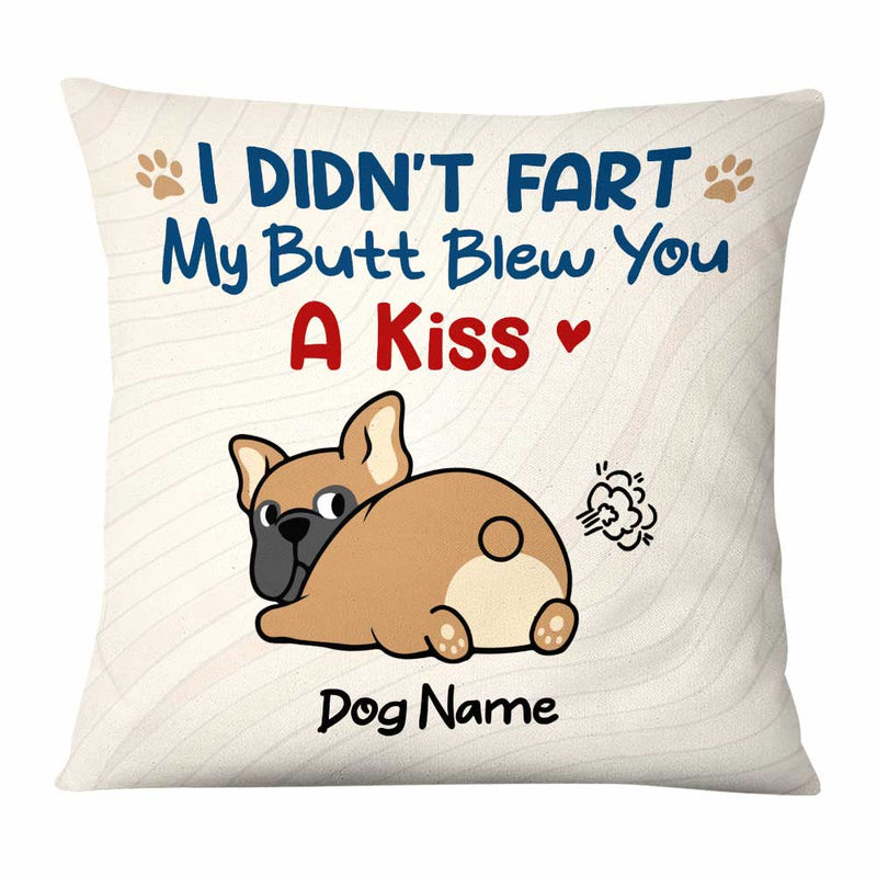 Personalized My Butt Blew You A Kiss pillow, alternate view 4