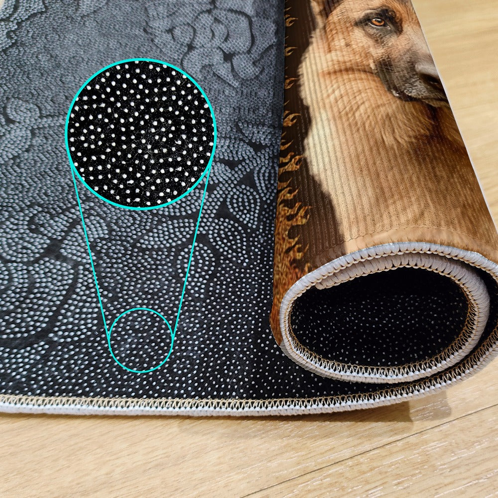 Grandkids and Grandpups Spoiled Here - Personalized Doormat - Birthday, Housewarming, Funny Gift for Homeowners, Grandmas, Grandparents, Dog Mom, Dog Dad, Dog Lovers, Pet Gifts