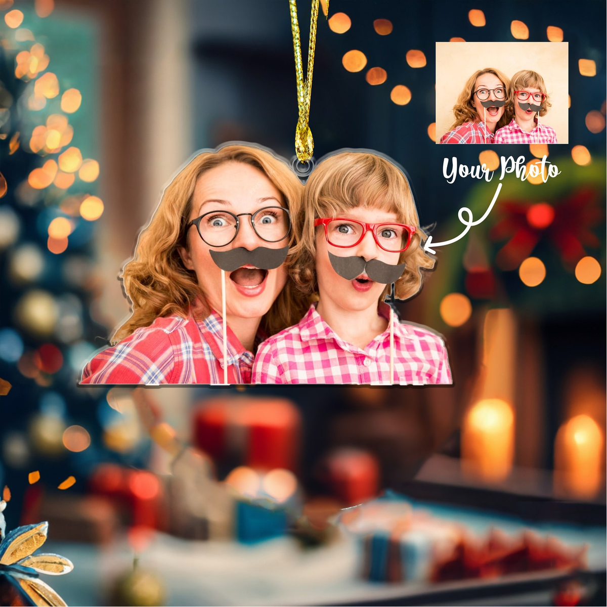 Christmas Ornaments, 2025 Custom Christmas Ornaments, Picture Ornament Christmas, Photo Ornament, Family Photo Ornament, Xmas Gift