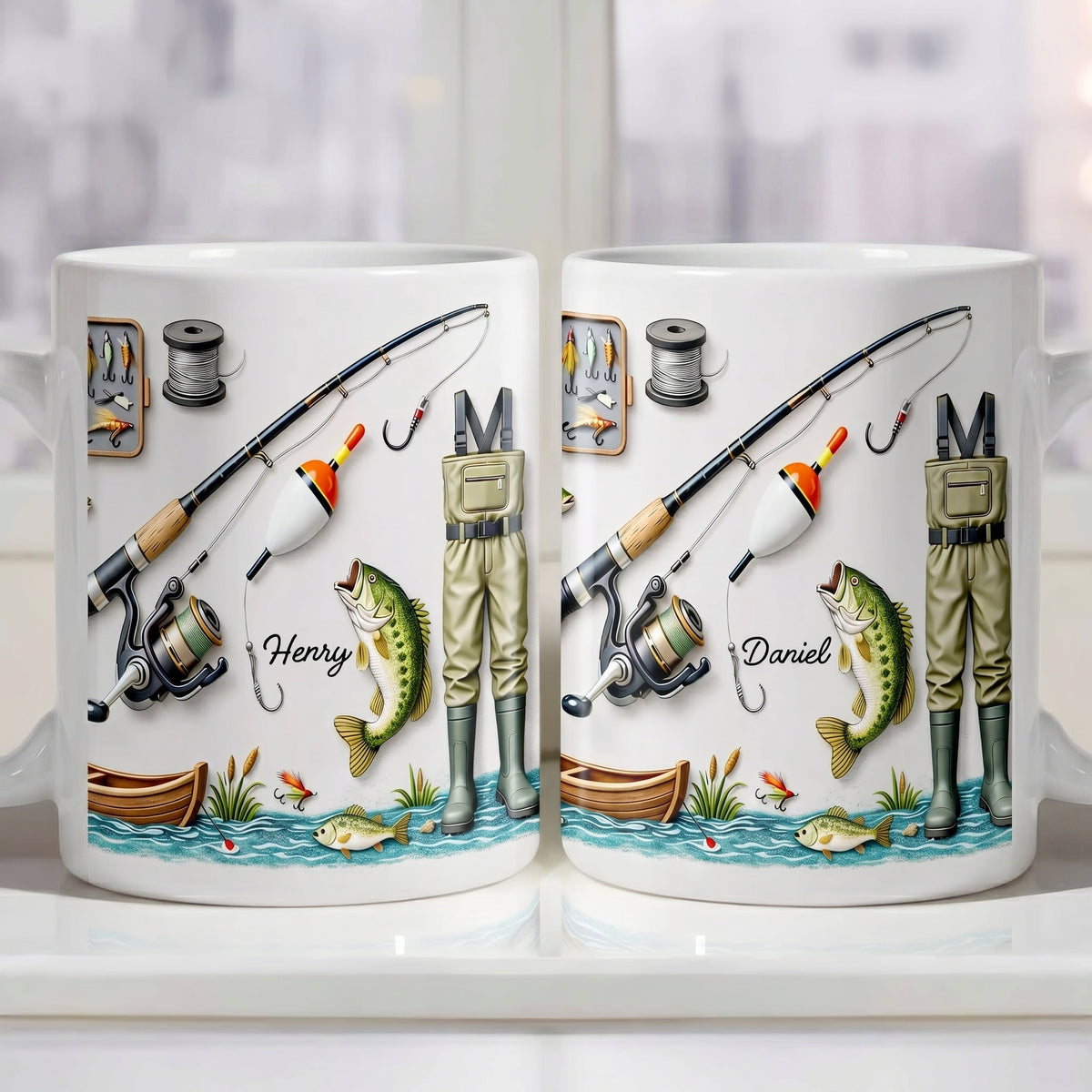 Life Is Better At The Lake Fishing - Personalized Mug - Gifts for Fisherman, Fishing Lovers