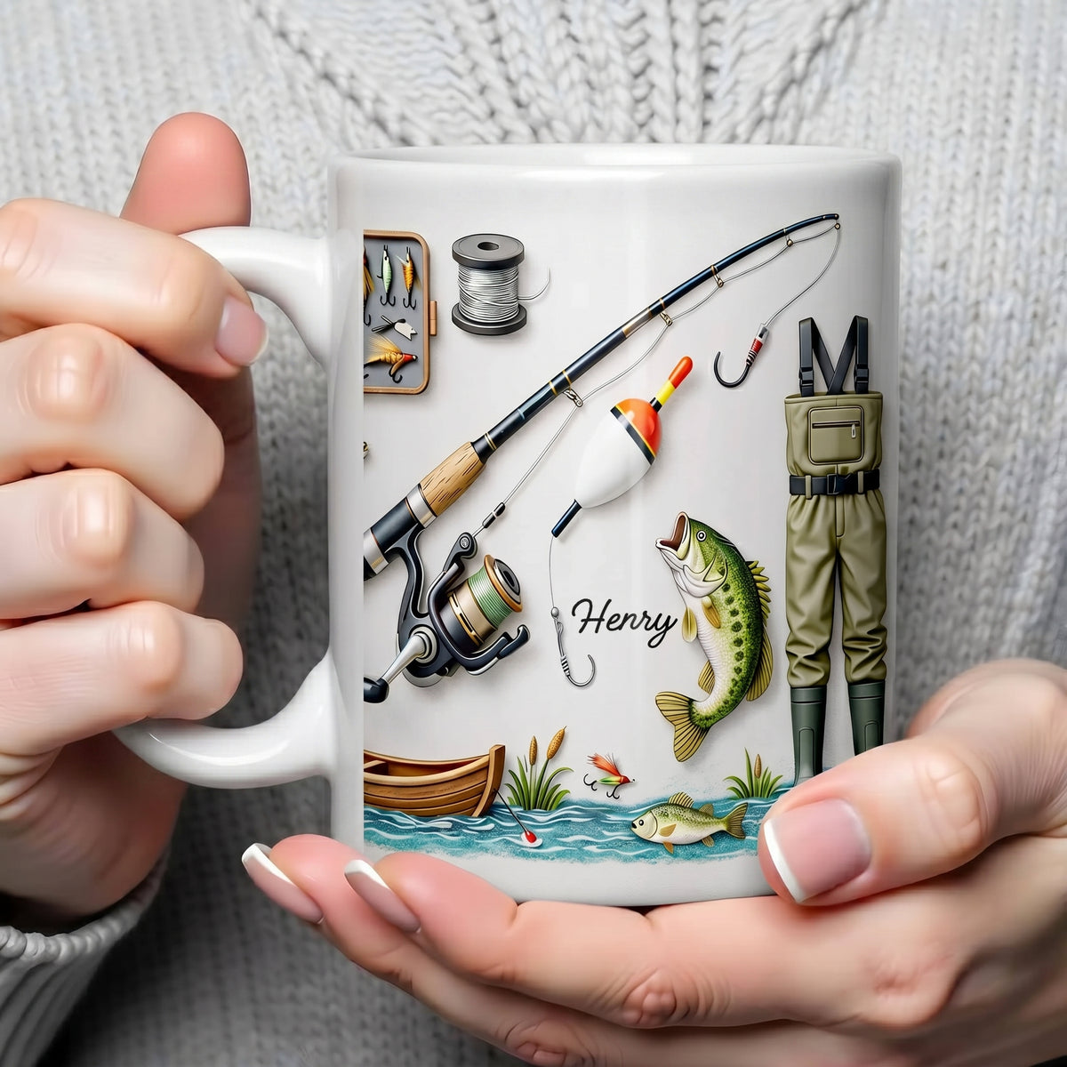 Life Is Better At The Lake Fishing - Personalized Mug - Gifts for Fisherman, Fishing Lovers