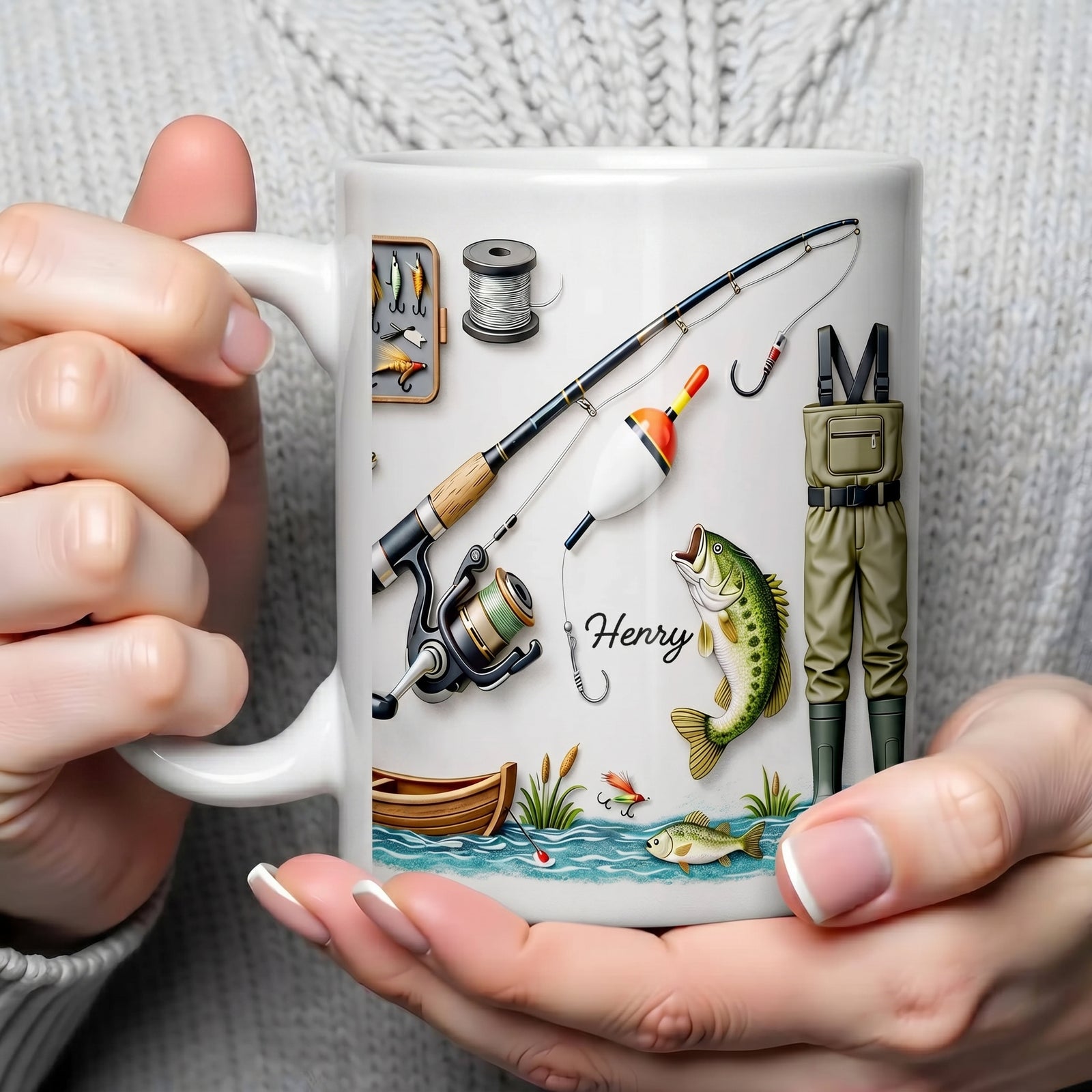 Life Is Better At The Lake Fishing - Personalized Mug - Gifts for Fisherman, Fishing Lovers