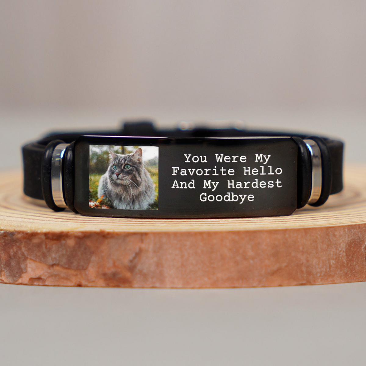 Custom Photo Forever In My Heart - Personalized Bracelet - Memorial Gift For Dog Lovers, Cat Lovers, Pet Lovers