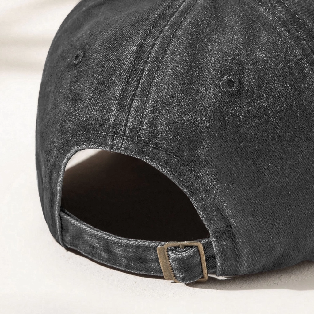 My Favorite People Call Me Papa - Personalized Custom Vintage Washed Denim Cap - Gift for Dad, Papa, or Grandpa 5