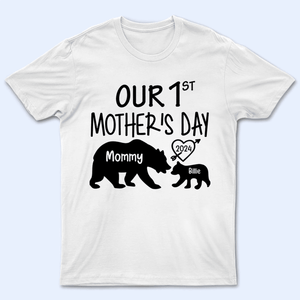 Our 1st Mother's Day - Momma Bear & Baby Bear - Personalized Gift For New Moms, Mom, Mother, Grandma, Grandmother, Mother's Day, Family - Suzitee Store