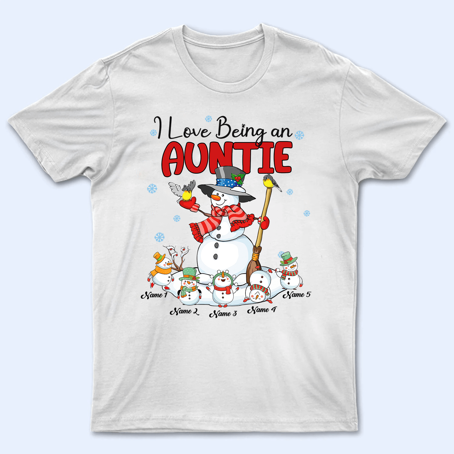 I Love Being A Grandma Christmas - Personalized Custom T Shirt - Birthday, Loving, Funny Gift for Grandma/Nana/Mimi, Mom, Wife, Grandparent - Suzitee Store