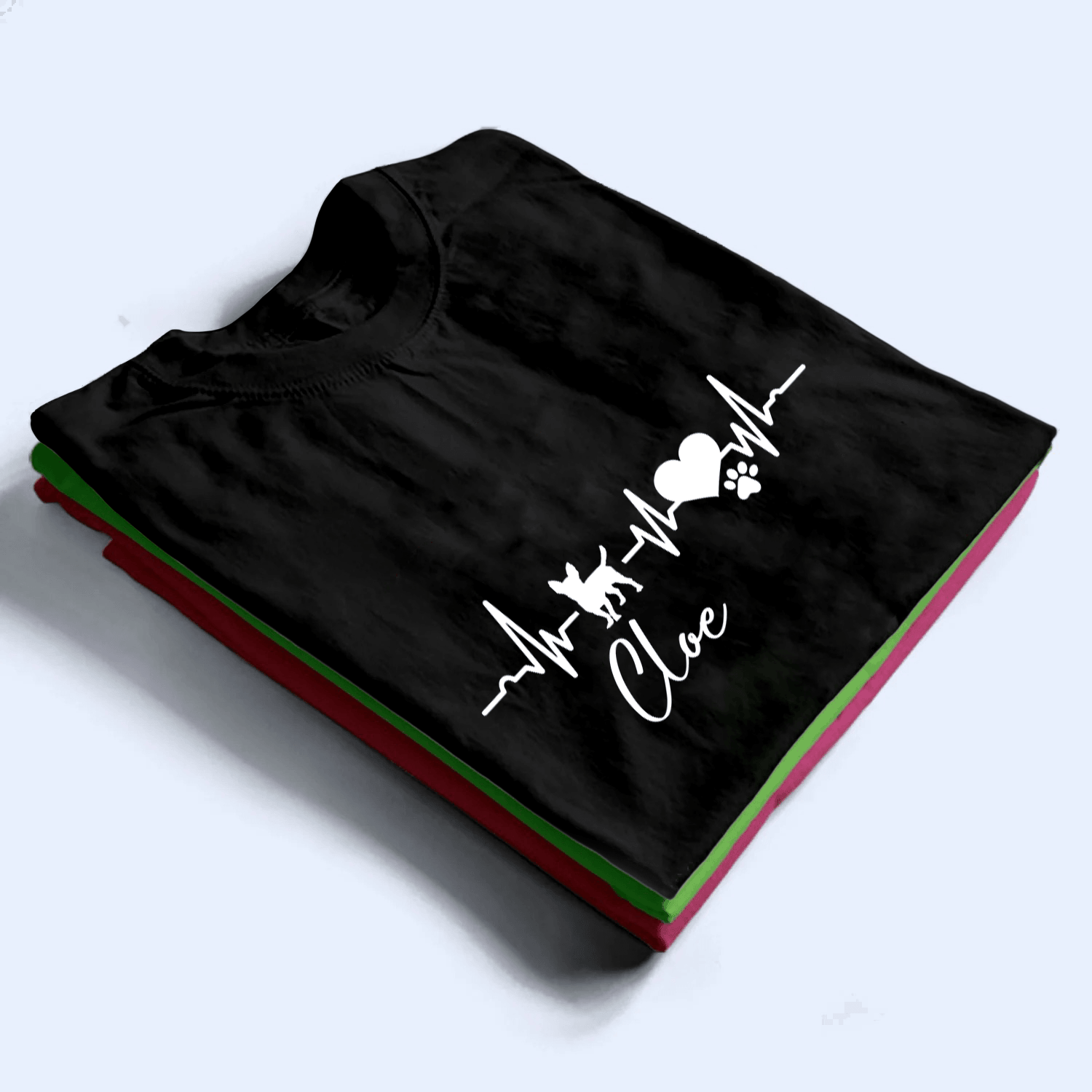 Heartbeat For My Buddy - Personalized Custom T Shirt - Birthday, Loving, Funny Gift for Dog Mom, Dog Dad, Dog Lovers, Pet Gifts for Him, Her - Suzitee Store