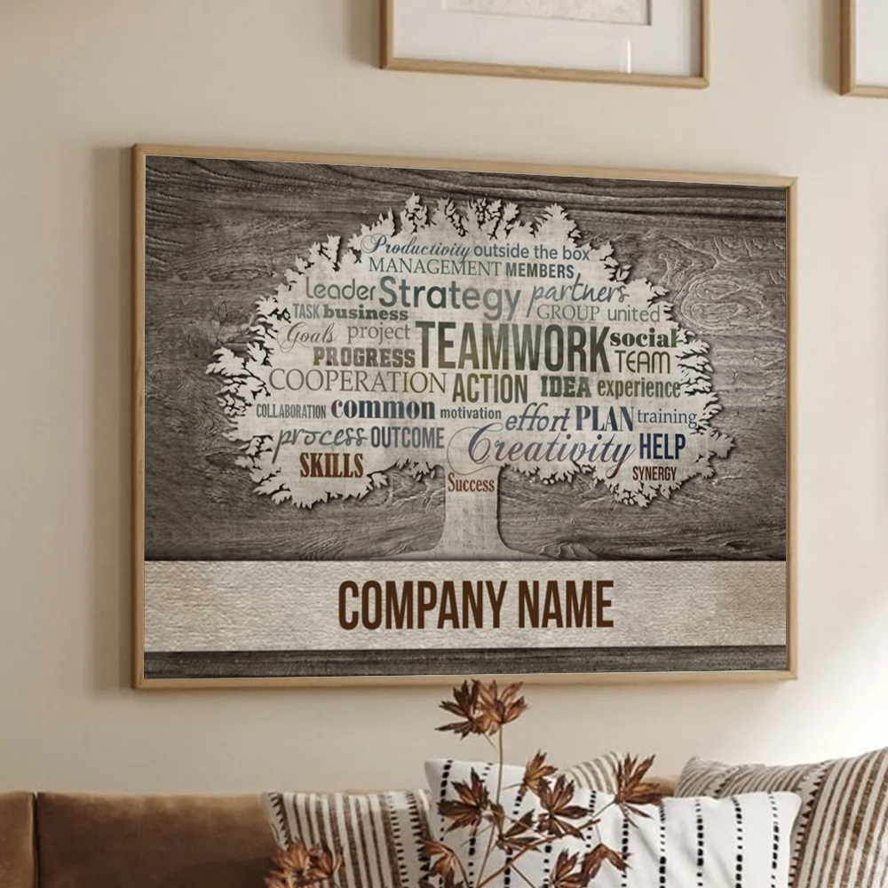 Motivational Office Wall Art - Personalized Poster/Canvas Prints - Gift For Coworkers, Office Wall Decor