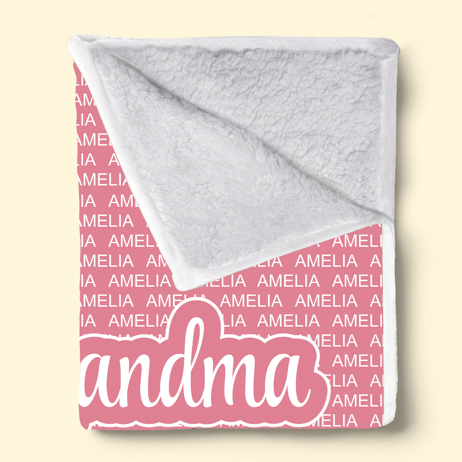 Warm and Cozy Family Blanket - Personalized Custom Blanket - Gift For Grandparents, Grandma, Grandpa