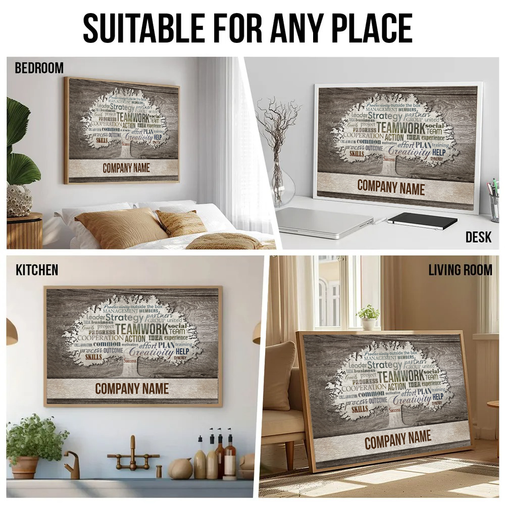 Motivational Office Wall Art - Personalized Poster/Canvas Prints - Gift For Coworkers, Office Wall Decor