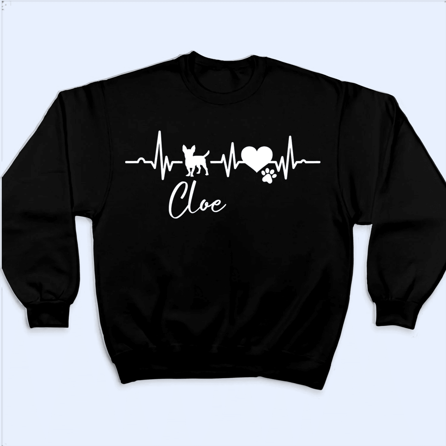 Heartbeat For My Buddy - Personalized Custom T Shirt - Birthday, Loving, Funny Gift for Dog Mom, Dog Dad, Dog Lovers, Pet Gifts for Him, Her - Suzitee Store