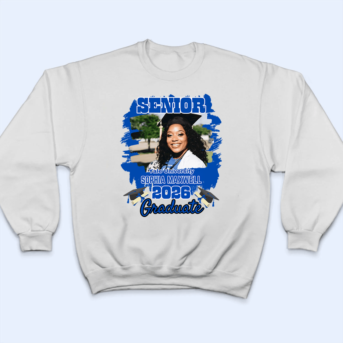 Custom Photo Graduation Senior 2026 t-shirt, alternate view 5