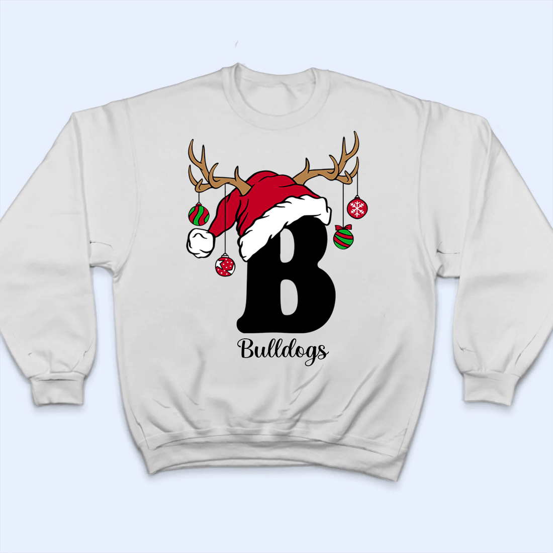 Personalized Alphabet Christmas t-shirt, alternate view 4
