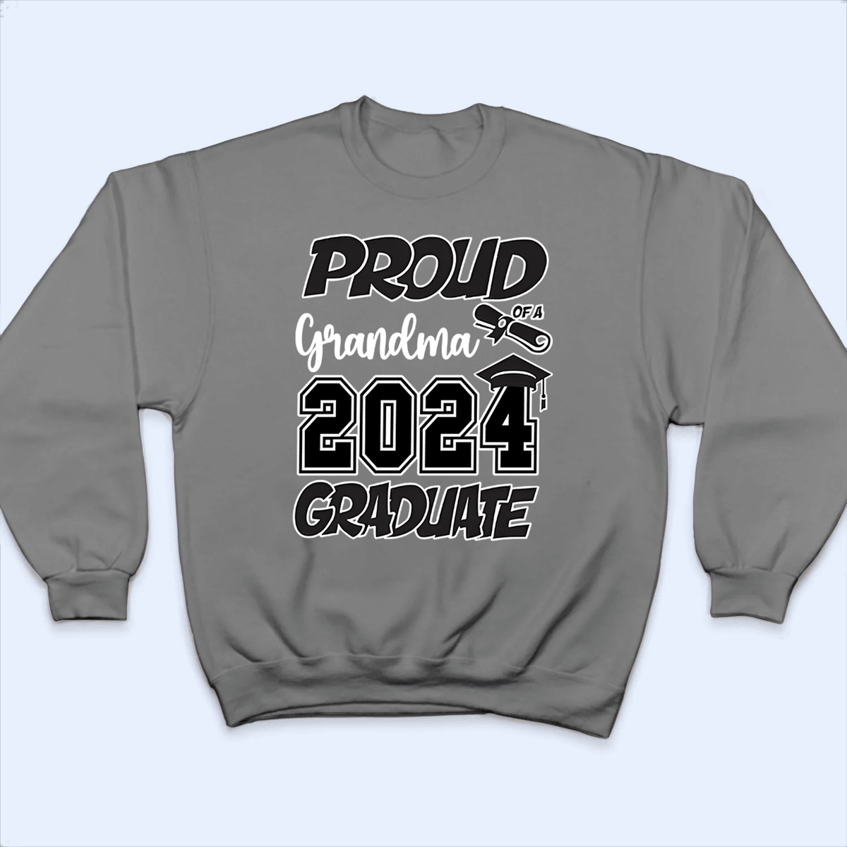 Proud Family Graduation 2024 - Personalized Custom T Shirt - Birthday, Loving, Funny Gift for Grandma/Nana/Mimi, Mom, Wife, Grandparent - Suzitee Store