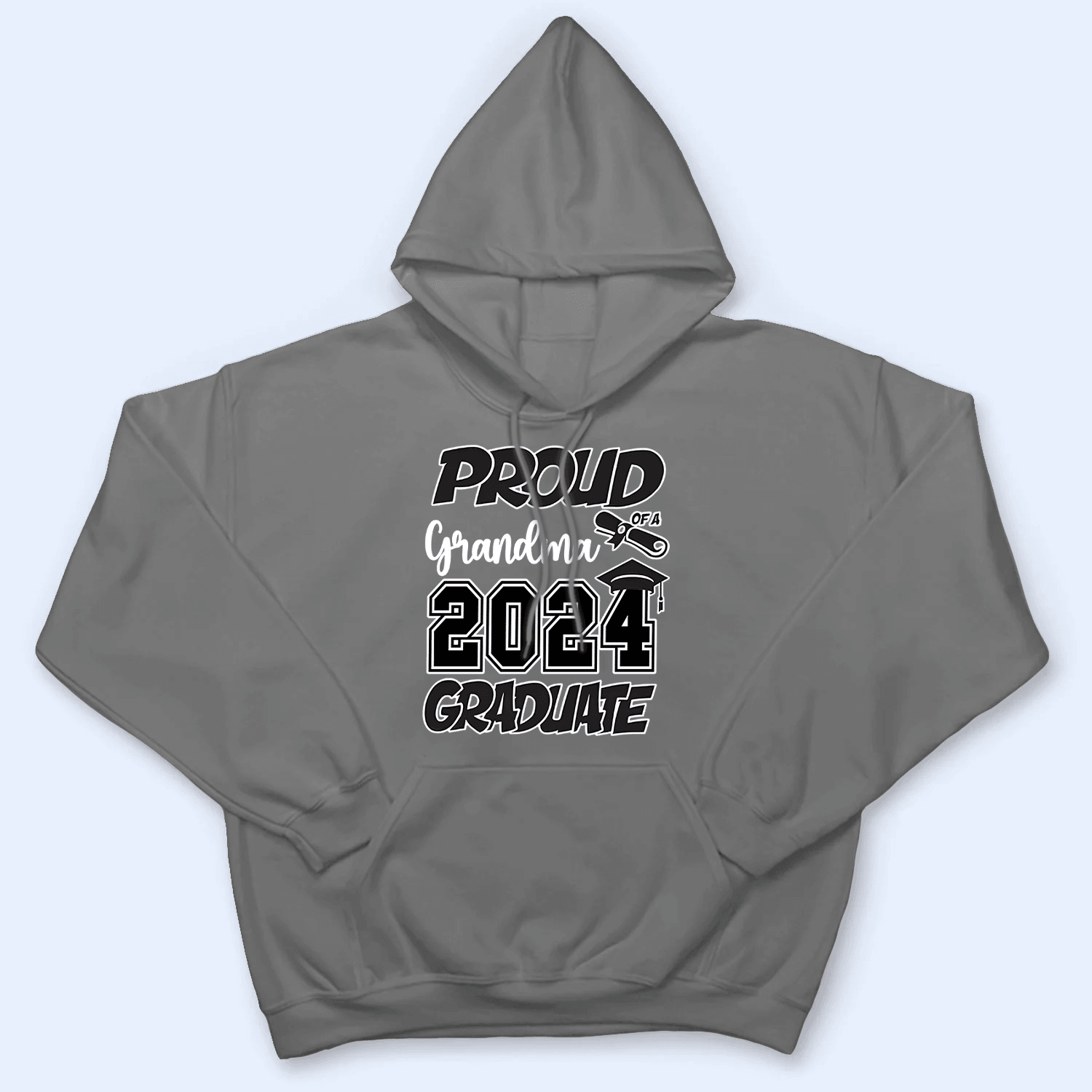 Proud Family Graduation 2024 - Personalized Custom T Shirt - Birthday, Loving, Funny Gift for Grandma/Nana/Mimi, Mom, Wife, Grandparent - Suzitee Store