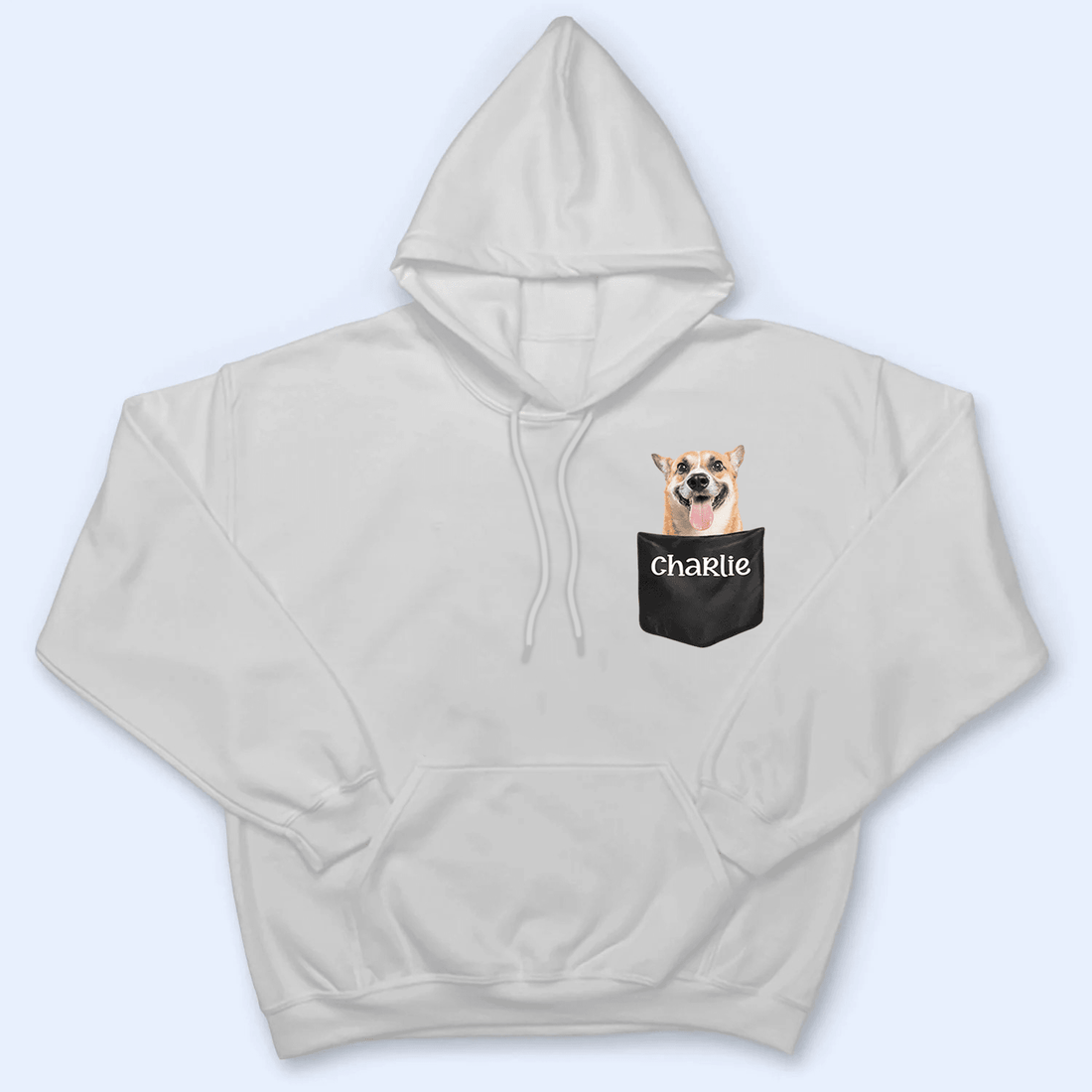 Custom Pet in Pocket Tshirt t-shirt, alternate view 5