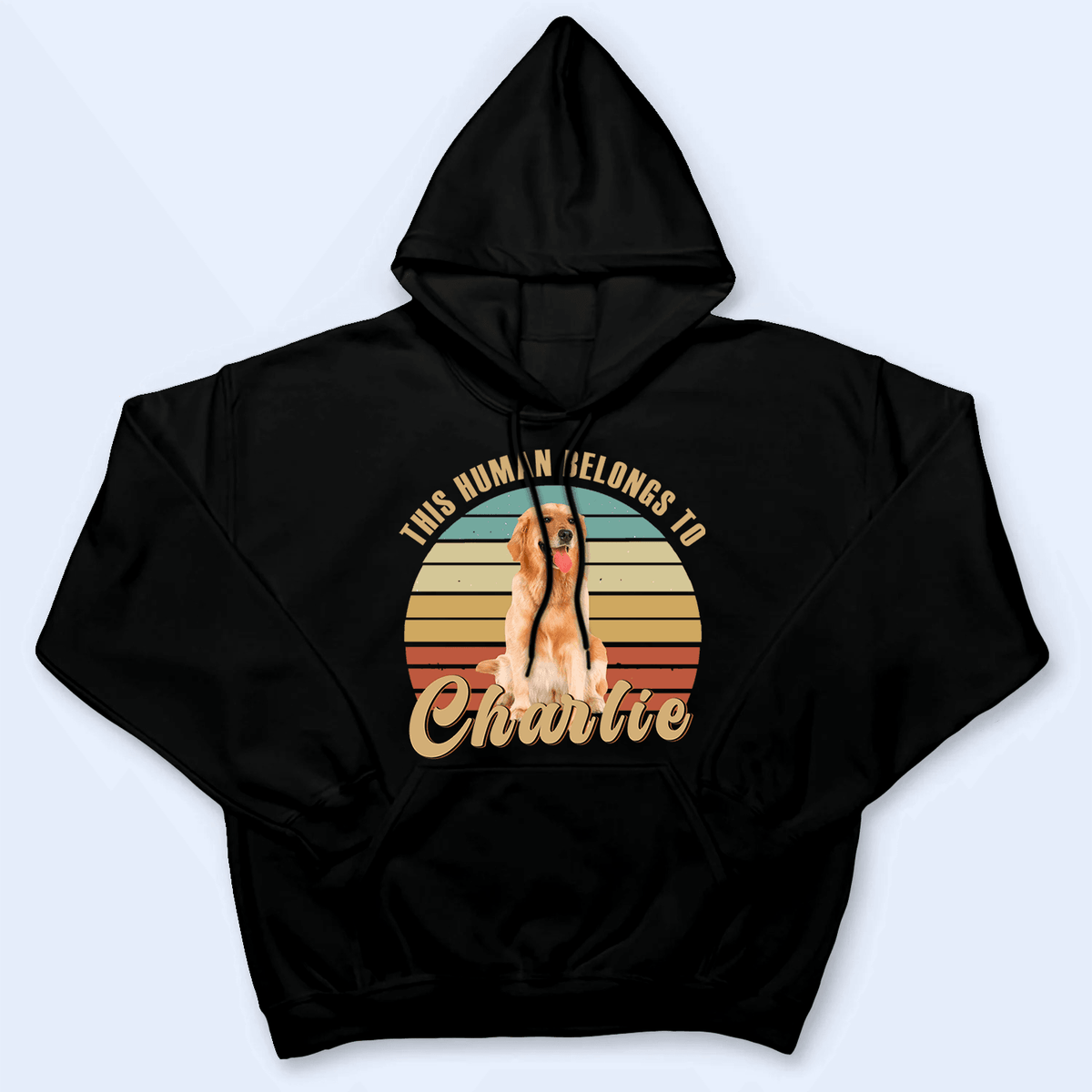 This Human Belongs To - Personalized Custom T Shirt - Birthday, Loving, Funny Gift for Dog Mom, Dog Dad, Dog Lovers, Pet Gifts for Him, Her - Suzitee Store