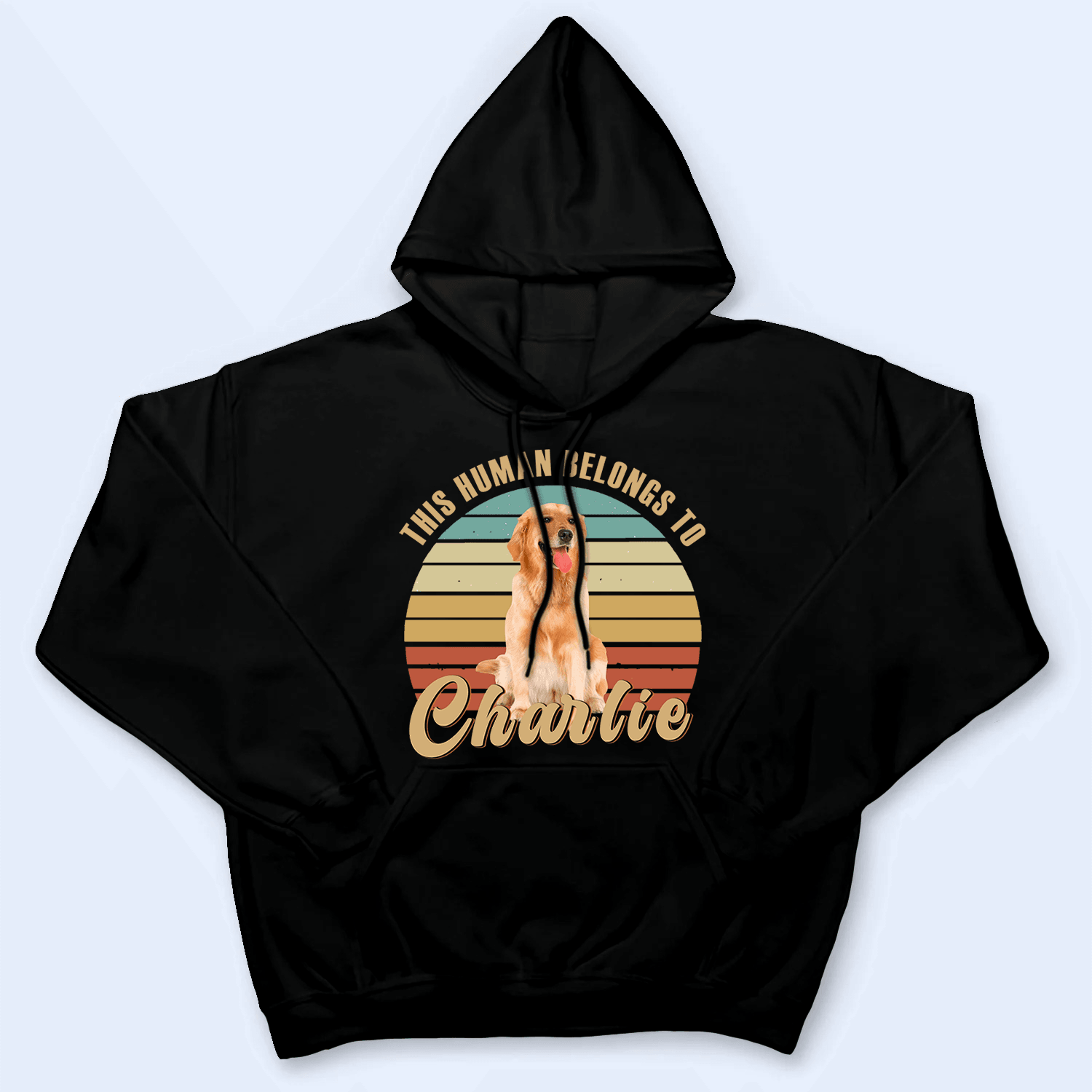 This Human Belongs To - Personalized Custom T Shirt - Birthday, Loving, Funny Gift for Dog Mom, Dog Dad, Dog Lovers, Pet Gifts for Him, Her - Suzitee Store