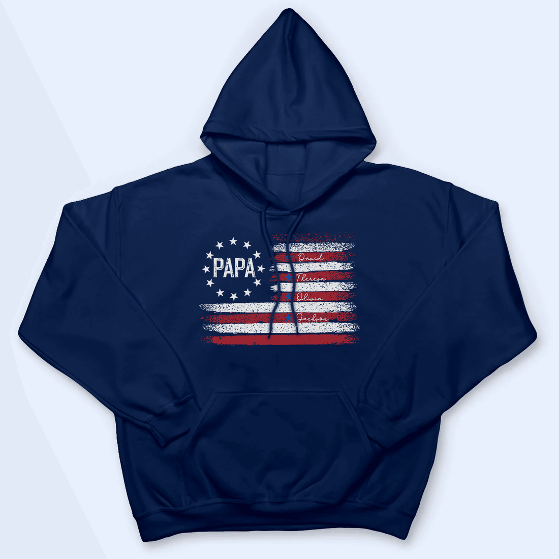 Personalized Retro Distressed Flags Design t-shirt, alternate view 4