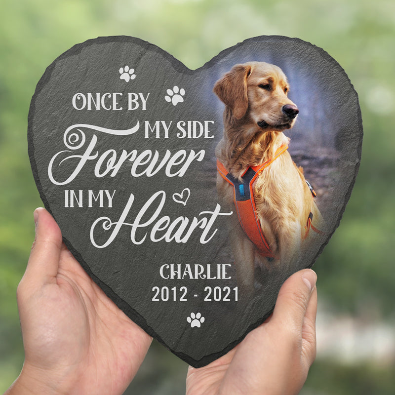 Custom Photo You Would Have Lived Pet Memorial - Personalized Heart Shaped Memorial Stone - Sympathy Gift For Pet Owners, Pet Lovers