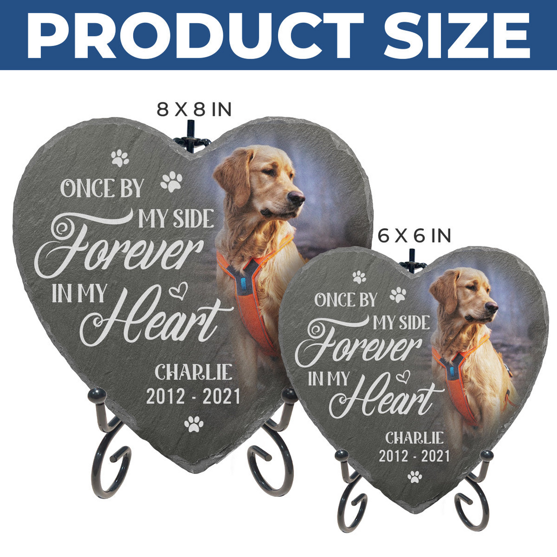 Custom Photo You Would Have Lived Pet Memorial personalized memorial stone, alternate view 5